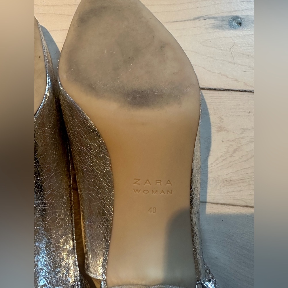 Zara Kitten Slingback Block Heels - Picture 8 of 11